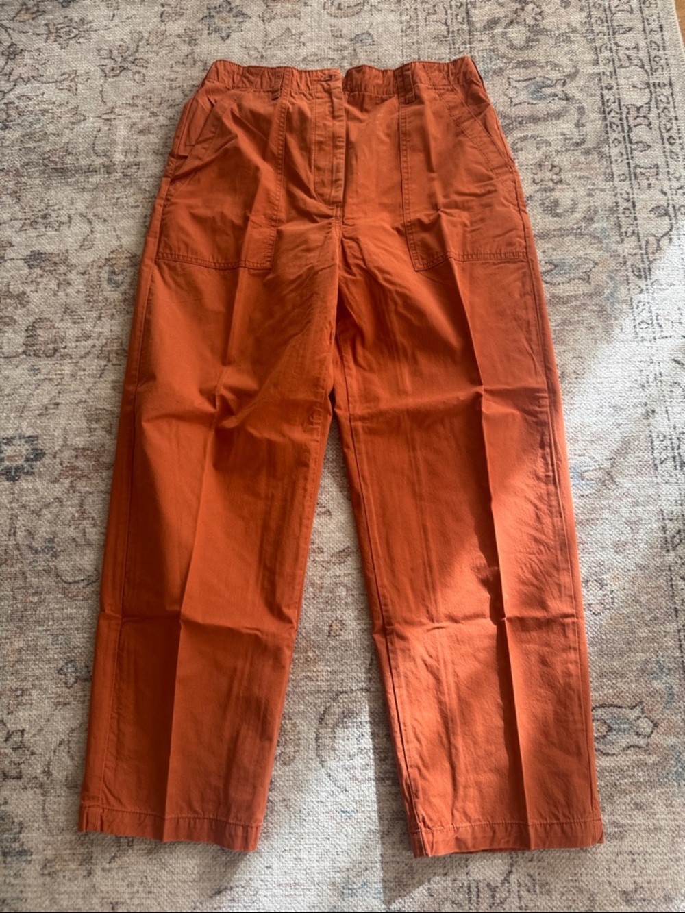 Lacoste Men's Burnt Orange Cargo Pants